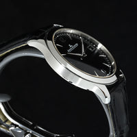 JAEGER-LECOULTRE | Master Control Date Automatic Black dial, 39 mm. Steel Ref. Q1548471 Box and Warranty 2017