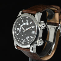 JAEGER-LECOULTRE | Master Compressor Dualmatic GMT 146.8.02 Scatola e Garanzia, 2001 Acciaio, 42 mm.