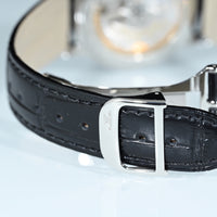 JAEGER-LECOULTRE | Master Control Réserve de Marche Ref. 140.8.38.S, Acciaio, 37 mm. Scatola e Garanzia, 2012