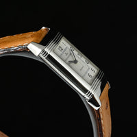 JAEGER-LECOULTRE | REVERSO CLASSIC Manual Winding Steel Ref. 252.8.86, Box and Papers, 1999