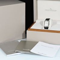 Jaeger-LeCoultre | REVERSO Classic 'Diamonds' Steel, Jaeger-LeCoultre Manual, Box, and Warranty, 2014