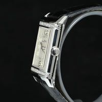 Jaeger-LeCoultre | REVERSO Classic 'Diamonds' Steel, Jaeger-LeCoultre Manual, Box, and Warranty, 2014