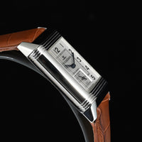 JAEGER-LECOULTRE | REVERSO Large Size Manual winding Steel Ref. 270.8.62 Jaeger-LeCoultre’s box and papers, 2009