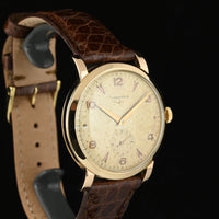 LONGINES | Orologio vintage Anni ’50 oro rosa 18 Kt. 35 mm. Carica automatica