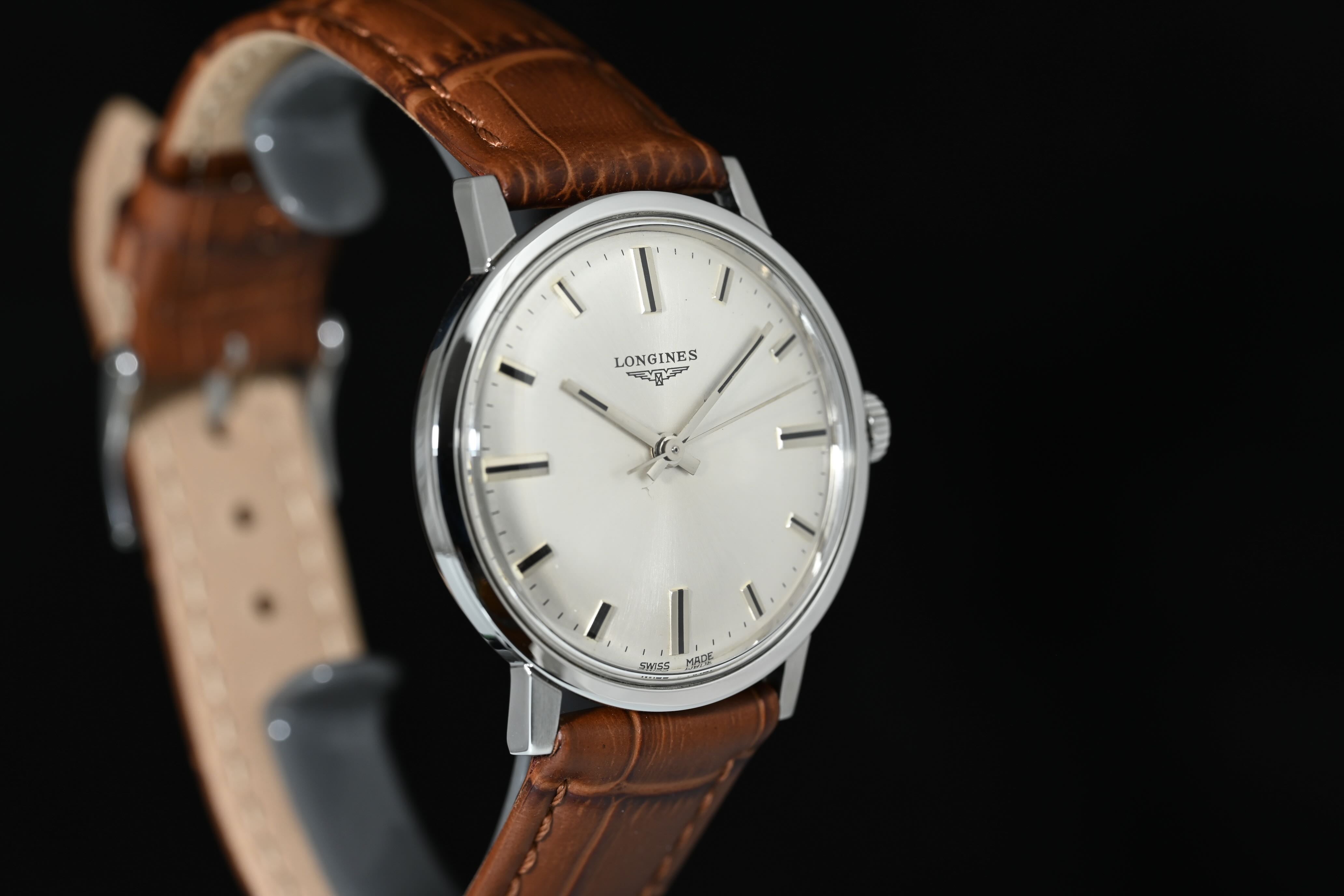 Swiss Longines Prezzo LONGINES Vintage Watch 1960s, Steel, 35