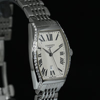 Longines | EVIDENZA Date, Acciaio e diamanti, Quarzo