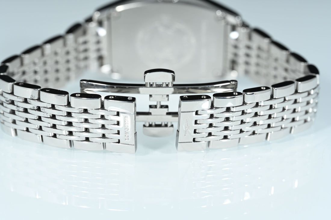 Longines | EVIDENZA Date, Acciaio e diamanti, Quarzo