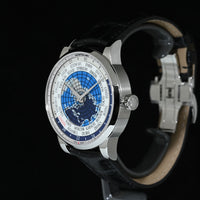 MONTBLANC | Heritage Spirit Orbis Terrarum Acciaio 41 mm. Scatola e Garanzia, 2018 Come nuovo, mai indossato