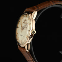 OMEGA | Anni ’60, Oro rosa 18 kt., carica automatica, 34 mm. Automatic winding rose gold vintage watch