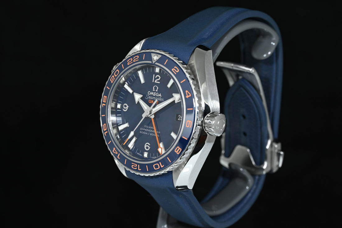 OMEGA | Seamaster GMT PLANET OCEAN 600 M 43,5 mm. Acciaio Scatola e Garanzia, 2018