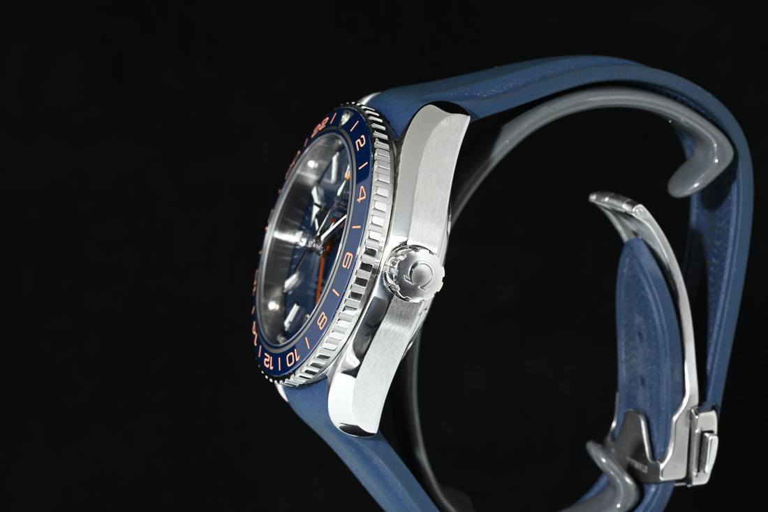 OMEGA | Seamaster GMT PLANET OCEAN 600 M 43,5 mm. Acciaio Scatola e Garanzia, 2018