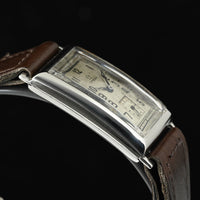 OMEGA | Orologio rettangolare carica manuale Vintage Anni ’30 Acciaio