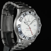 OMEGA | SEAMASTER 300m GMT Great White Steel, 41 mm. Ref. 2538.20.00