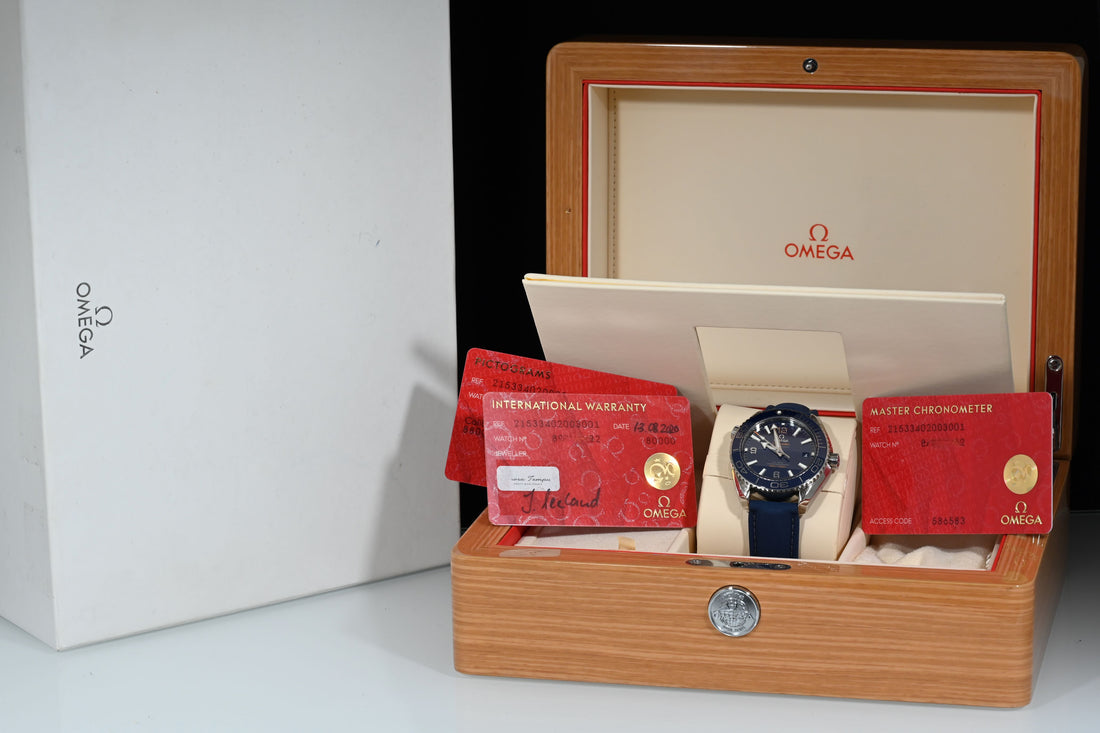 OMEGA | Seamaster PLANET OCEAN 600 Mt.  Acciaio 39,5 mm.  Scatola e Garanzia, 2020