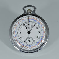 Orologio da Tasca Cronografo primi '900 in Acciaio