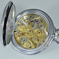 Orologio da Tasca Cronografo primi '900 in Acciaio