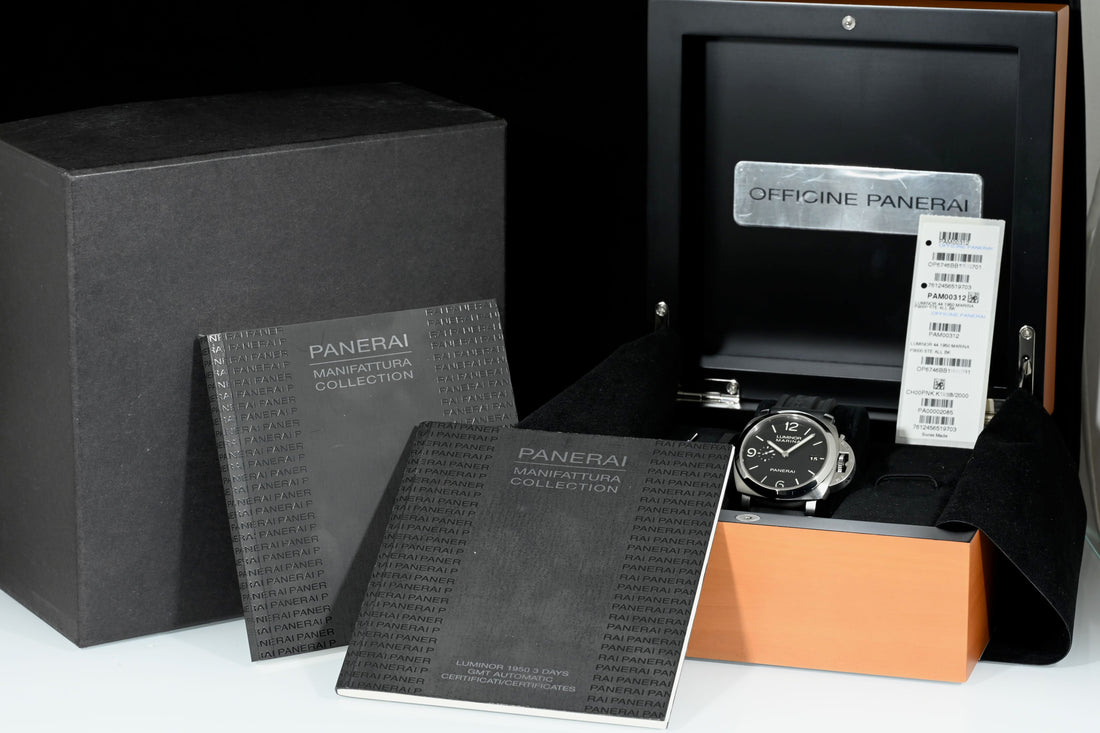 PANERAI | LUMINOR MARINA 1950 3 Days Ref. PAM00312 Acciaio, 44 mm. Scatola e Garanzia Panerai, 2009