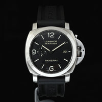 PANERAI | LUMINOR MARINA 1950 3 Days Ref. PAM00312 Steel, 44 mm. Panerai box and papers, 2016