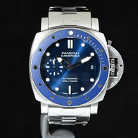 PANERAI | SUBMERSIBLE Blu notte Automatico Ref. PAM01068, Acciaio 43 mm. Scatola e Garanzia Panerai, 2022