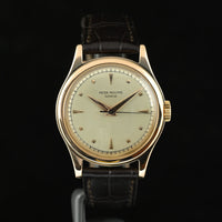 PATEK PHILIPPE | CALATRAVA 18 Kt. Rose Gold, 35 mm. Manual Winding Year 1953 Patek Box and Extract from Archive