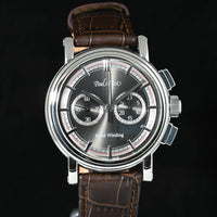 Paul Picot | TECHNICUM Manual winding Chronograph 41 mm Limited Edition 400 Pcs Dark gray dial Ref. 3813.SG