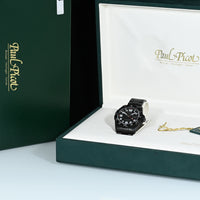 Paul Picot | Paul Mariner III Ref. 4351 SG Paul Picot box, 1910s Steel Black PVD, 42 mm.