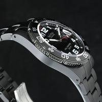 Paul Picot | Paul Mariner III Ref. 4351 SG Paul Picot box, 1910s Steel Black PVD, 42 mm.