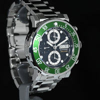 Paul Picot | YACHTMAN II Chronograph Ref. 1027 Green Bezel | Box and Papers