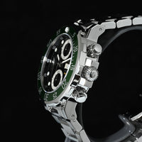 Paul Picot | YACHTMAN II Chronograph Ref. 1027 Green Bezel | Box and Papers