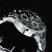Paul Picot | YACHTMAN II Chronograph Ref. 1027 Green Bezel | Box and Papers