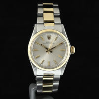Rolex | Oyster Perpetual Ref. 6551 del 1972 Acciaio e Oro giallo 18 Kt. 31 mm. Bracciale rivetti