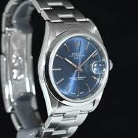 Rolex | Oyster Perpetual Date Ref. 15200, 34 mm, steel, blue dial, Year 1996