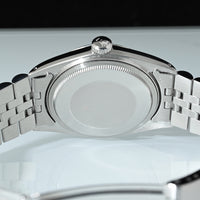 ROLEX | Oyster Perpetual DATEJUST 36 mm. Ref. 1601 Steel/White gold bezel | Year 1976 Grey dial