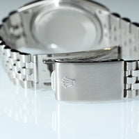 ROLEX | Oyster Perpetual DATEJUST 36 mm. Ref. 1601 Steel/White gold bezel | Year 1976 Grey dial