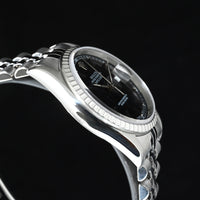 ROLEX | Oyster Perpetual DATEJUST Ref. 16220 Steel, 36 mm. Black Dial - Year 1997