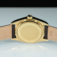 Rolex | Oyster Perpetual Day-Date Ref. 18038 Black dial Oro giallo 18 Kt. Scatola Rolex 1979