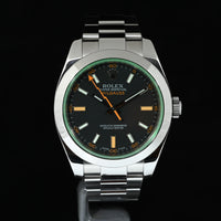 ROLEX | Oyster Perpetual MILGAUSS Green Vetro Verde Ref. 116400GV Scatola e Garanzia Rolex, 2008