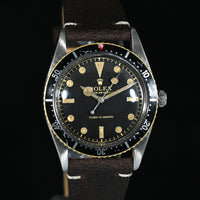 ROLEX | Oyster Perpetual Turn-O-Graph 'Gilt dial' Ref. 6202 from 1963, Steel, 36 mm.