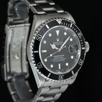 Rolex | SUBMARINER DATE Ref. 16610 Acciaio, 40 mm. Scatola e Garanzia Rolex 1996
