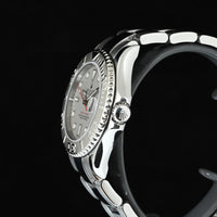 ROLEX | YACHT MASTER Lady Ref. 168622 Rolesium 35 mm. - Rolex box and guarantee, 2005