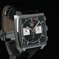TAG HEUER | MONACO Chronograph Automatico, 39 mm, Acciaio, Ref. CBL2113 - NUOVO