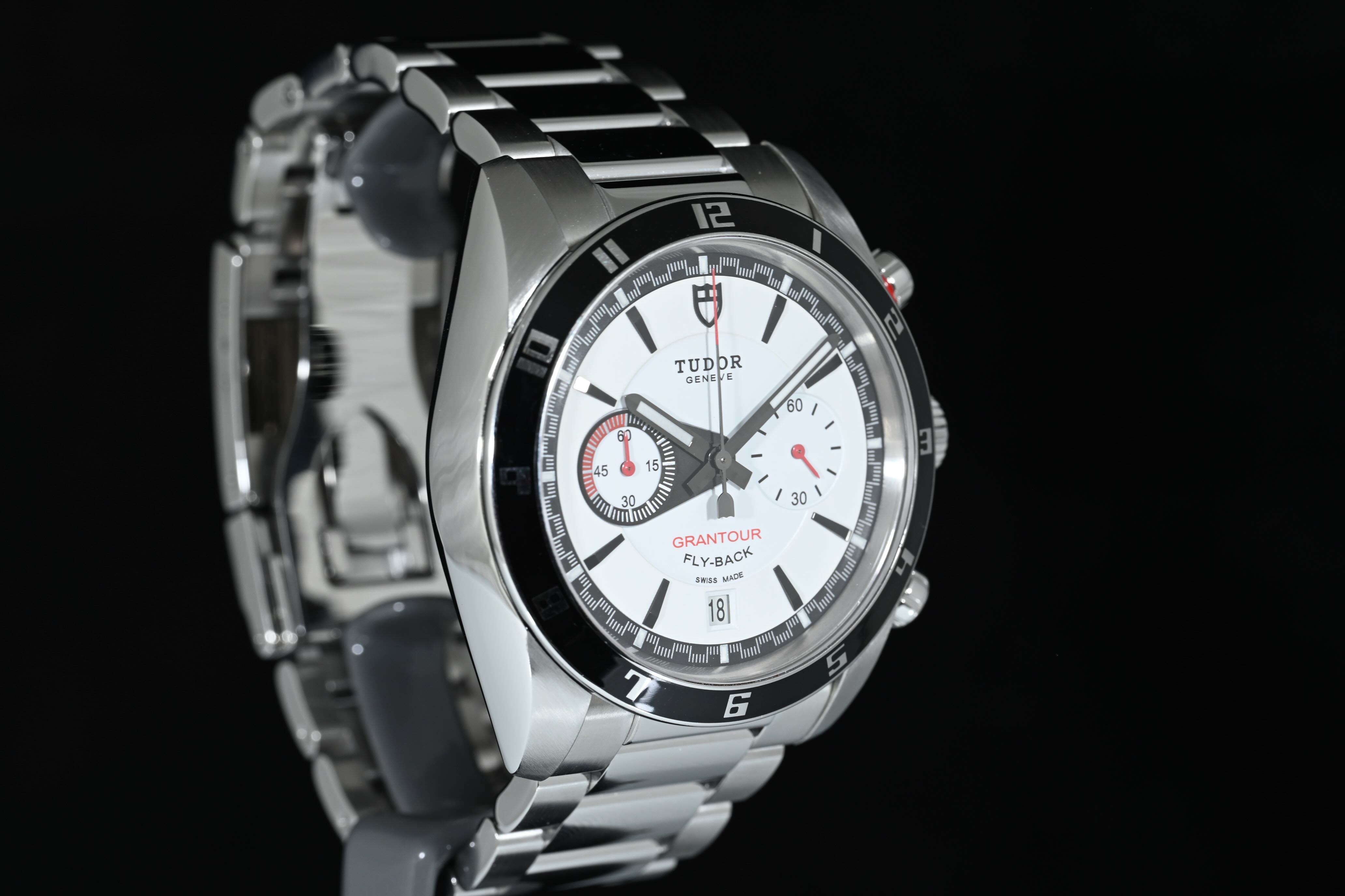 TUDOR | Grantour Flyback chronograph, Acciaio, 42 mm. Ref. 20550N