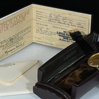 VACHERON CONSTANTIN | Patrimony Classic, 18 kt yellow gold. 31 mm. Manual winding Box and papers, 1981 Ref. 39015