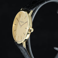 VACHERON CONSTANTIN | Patrimony Classic, 18 kt yellow gold. 31 mm. Manual winding Box and papers, 1981 Ref. 39015