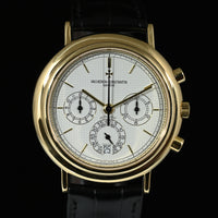 VACHERON CONSTANTIN | Patrimony Chronograph Ref. 49003 Oro giallo, Anni ’90 38 mm. Automatico