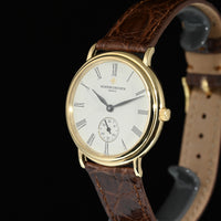 VACHERON CONSTANTIN | Patrimony 92238, Oro giallo 18 kt. 34 mm. Carica manuale Ref. 92238 Scatola e Garanzia Anni ‘90