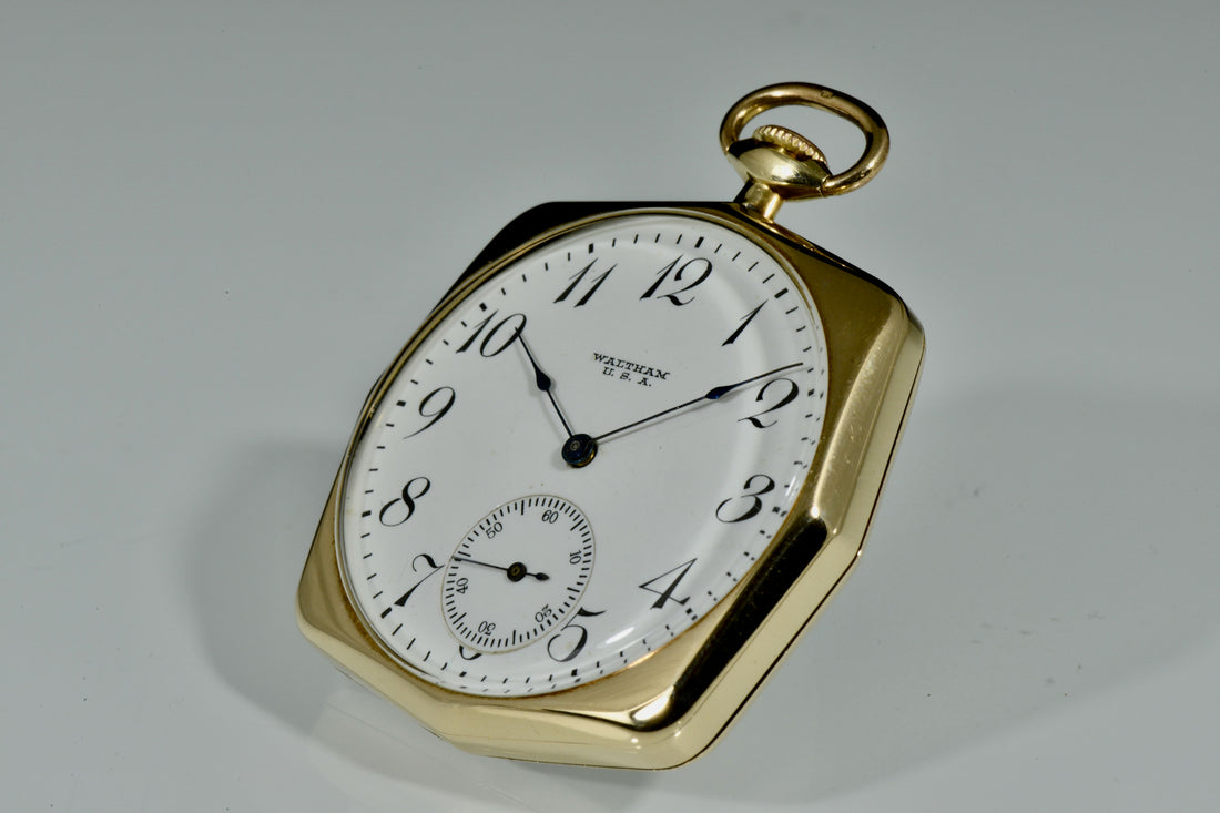 Waltham | Orologio da tasca Anni 20 in oro 14 kt.