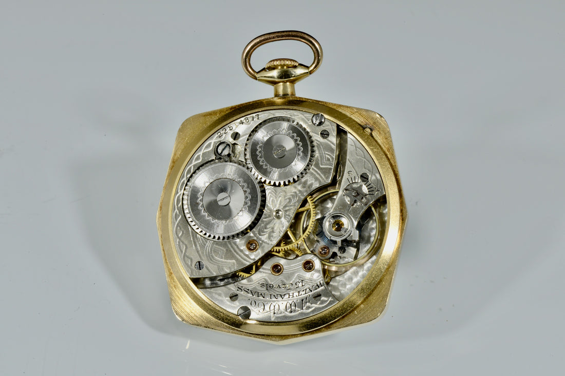 Waltham | Orologio da tasca Anni 20 in oro 14 kt.