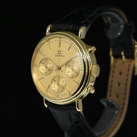 ZENITH | Tricompax 146 HP Chronograph Oro giallo 18 Kt. Carica manuale Anni '90, 37 mm.