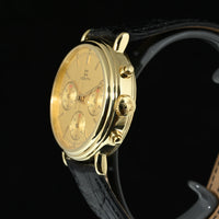 ZENITH | Tricompax 146 HP Chronograph Oro giallo 18 Kt. Carica manuale Anni '90, 37 mm.